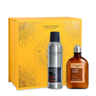 Presente com Sabonete Líquido e Gel de Barbear